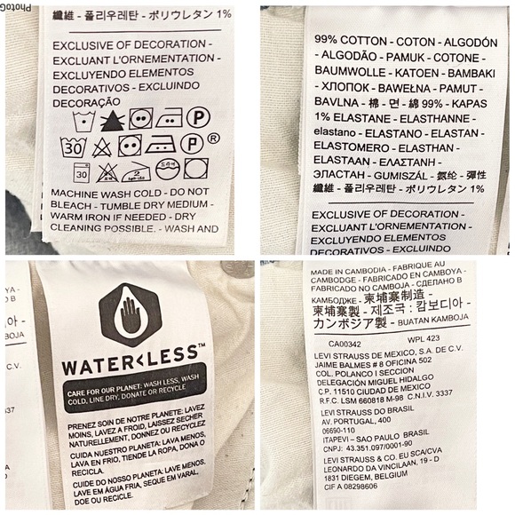 Levi's Wedgie Icon Fit high rise light wash straight leg Jeans Bright Side 32 - Picture 7 of 9